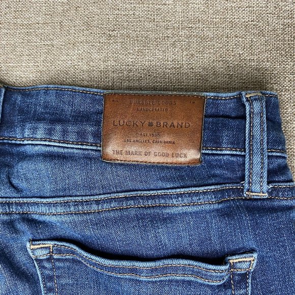 Lucky Brand Lolita Skinny Denim Jeans Women's 4/27 Distressed Blue Casual Pants - Picture 9 of 16